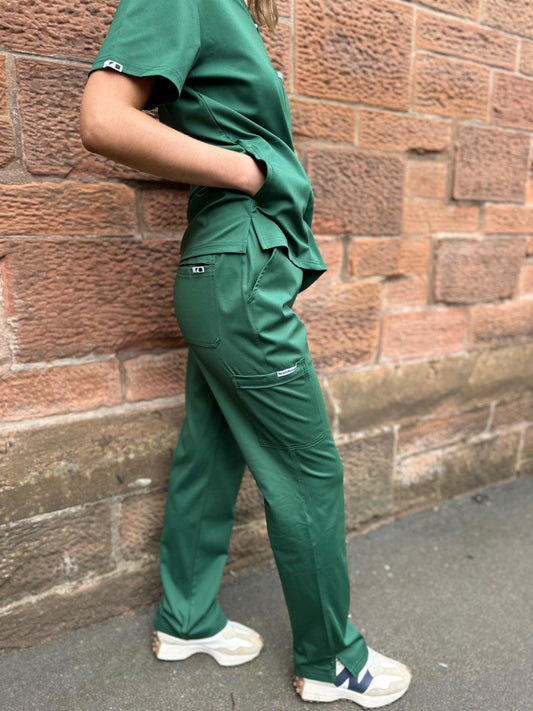 Women's Essential Green Trousers