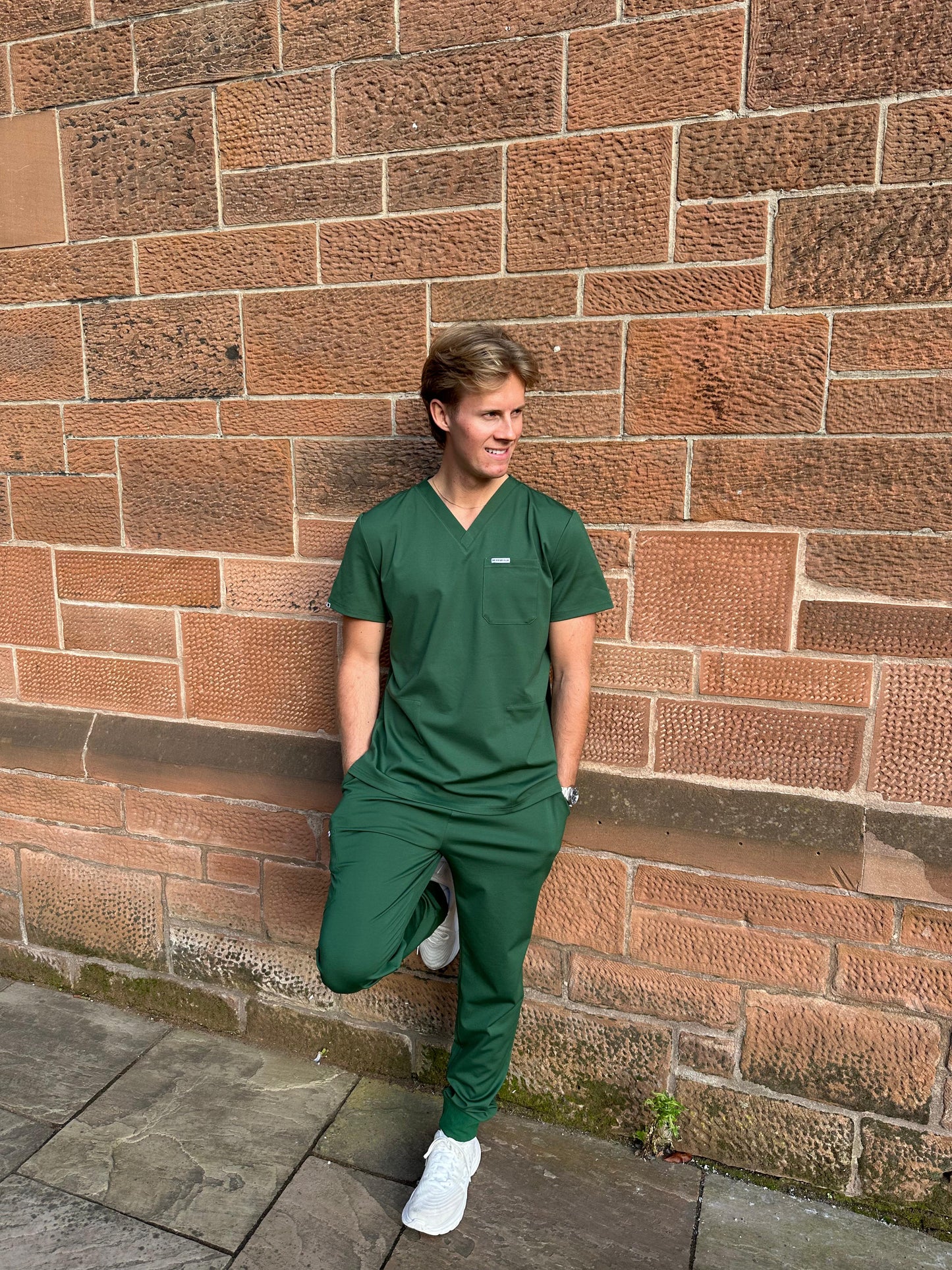 Men's Essential Green Joggers