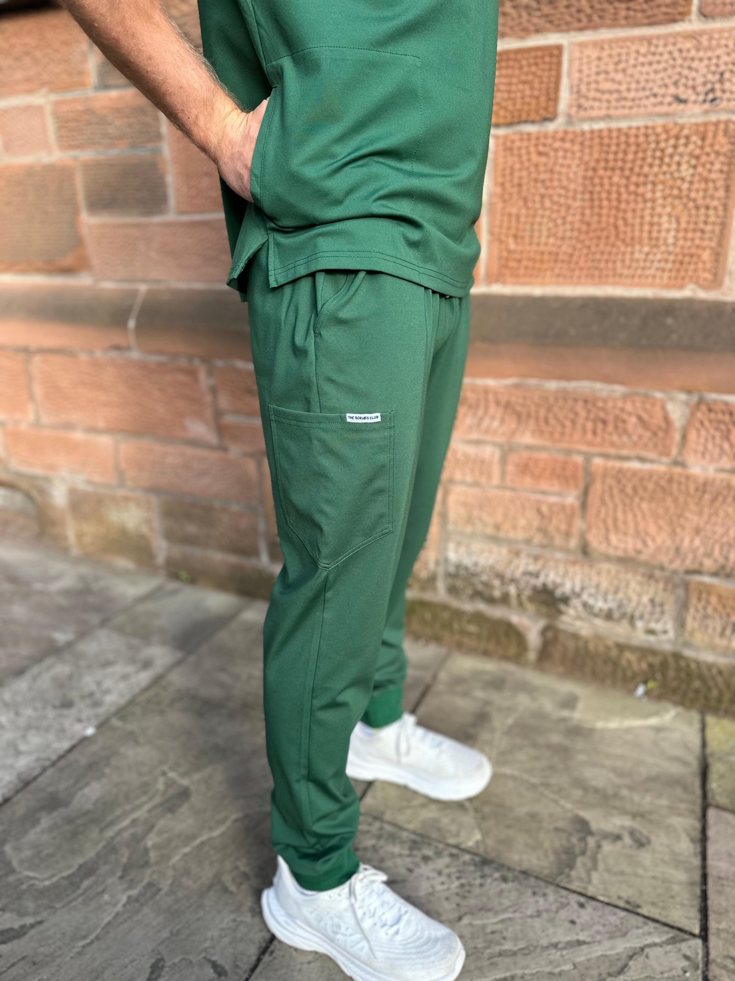 Men's Essential Green Joggers