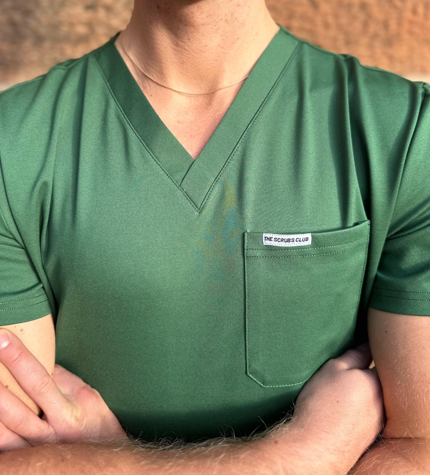 Men's Essential Green Top